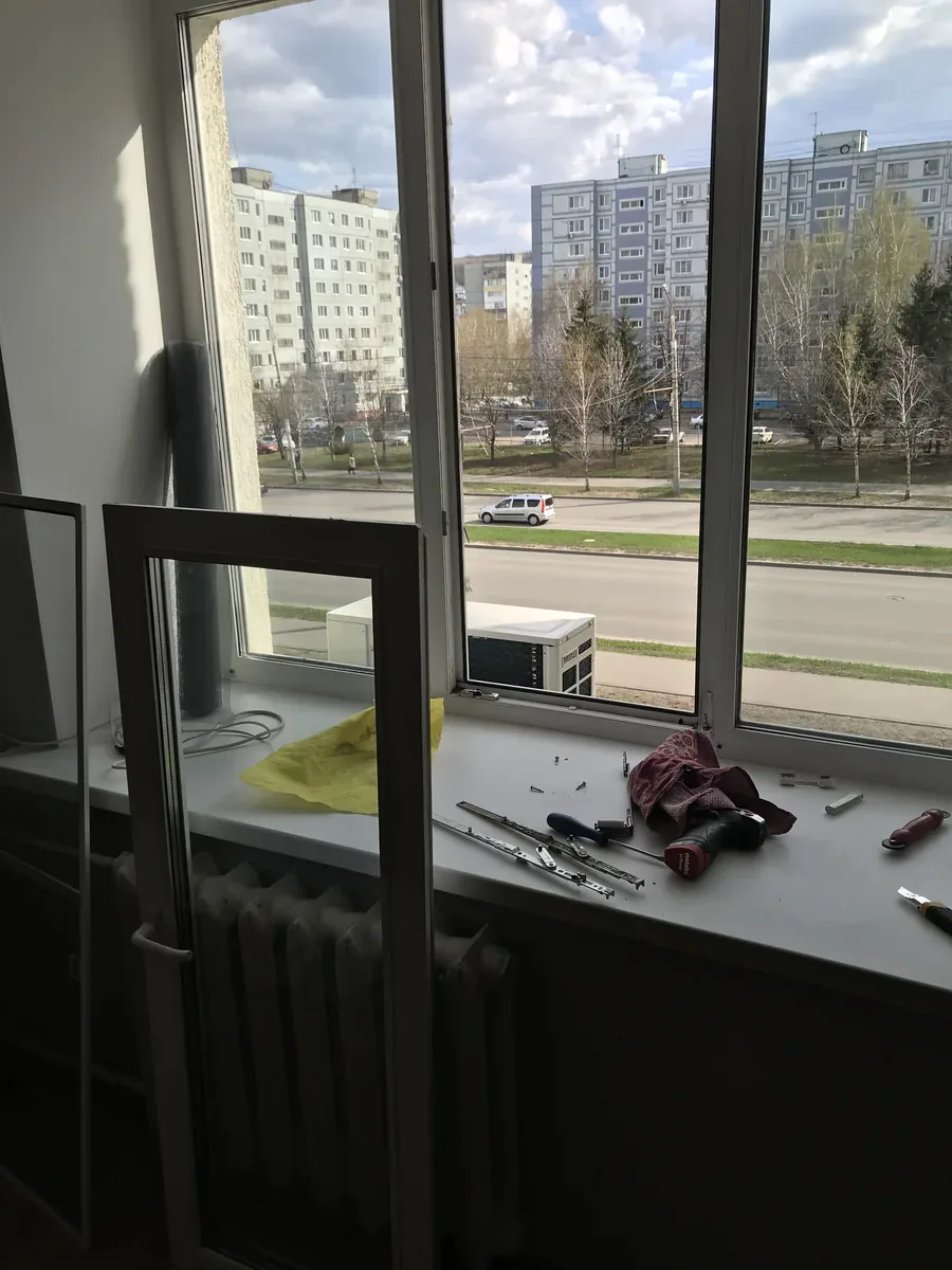 Ремонт алюминиевых окон